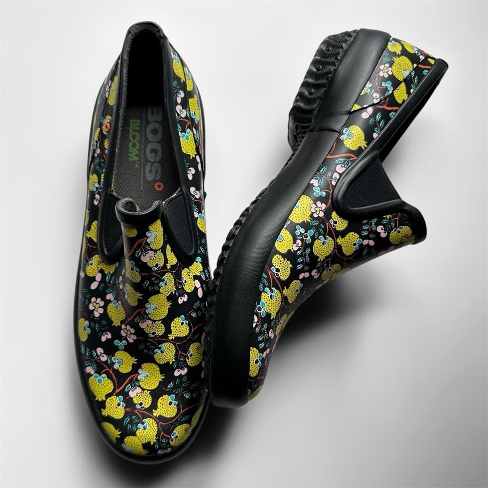 NWOB Bogs Patch Slip On Gardening Clogs in Wang Ting Fang Print - Women's 10
